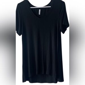 Classic Black V-Neck Women's Tee